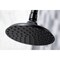 Kingston Brass K135A0CK 5-1/4-Inch Shower Head with Shower Arm, Matte Black K135A0CK - alternate 2